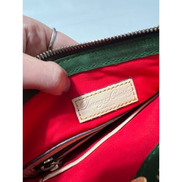 Dooney & Bourke Vintage Cream Leather Crossbody Bag With Tassel - Picture 12 of 16